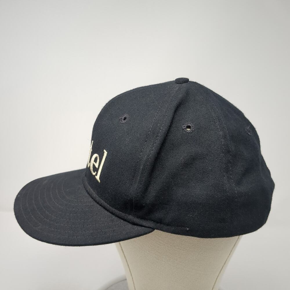 Editel Snapback Hat Solid Black Large Adjustable … - image 3